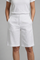 Women's Knee-Length Casual Shorts with Elastic Waist and Side Pockets for Stylish Comfort 6