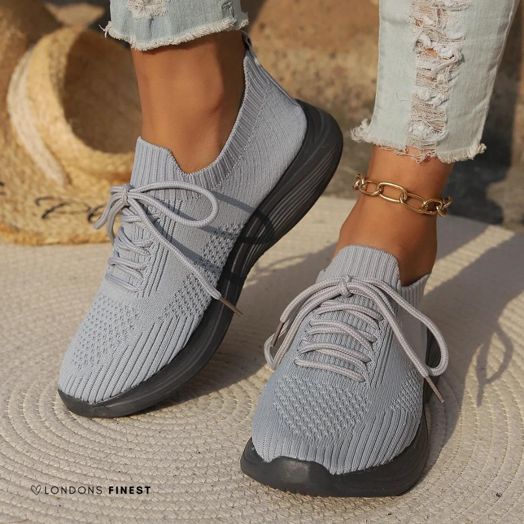Women's Slip-On Sneakers - Comfortable White Sneakers for Active Lifestyles, Best Walking Shoes for Women 1