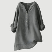 Womens Tunic Tops - Relaxed Button Tunic Clothing for Effortless Everyday Style 5