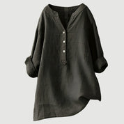 Womens Tunic Tops - Relaxed Button Tunic Clothing for Effortless Everyday Style 9