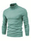 Men’s Turtleneck Sweater - Slim Fit - Soft Knit - Long Sleeve Smart Casual Wear-5