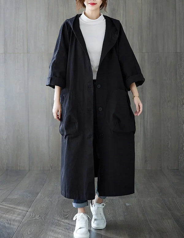 Anselmia | Women's Hooded Trench Coat