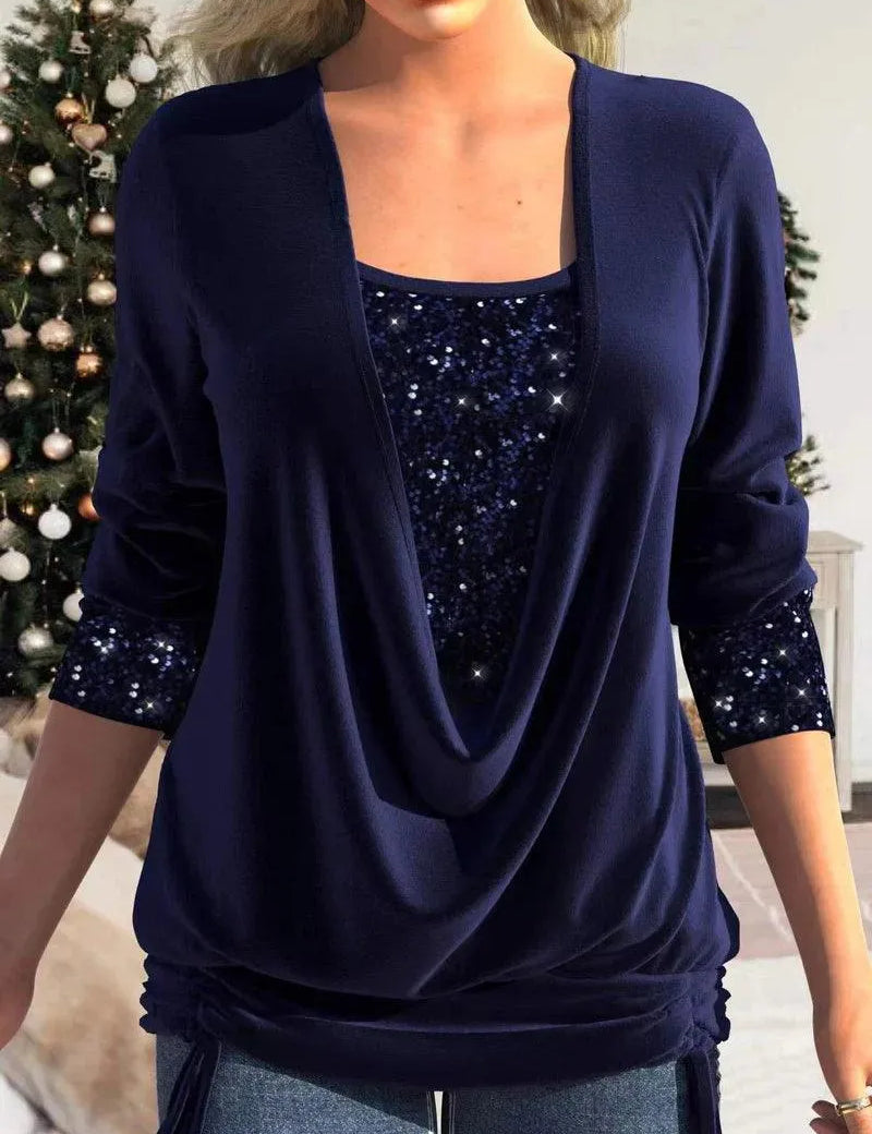 Sophia | Formal Shimmering Blouse