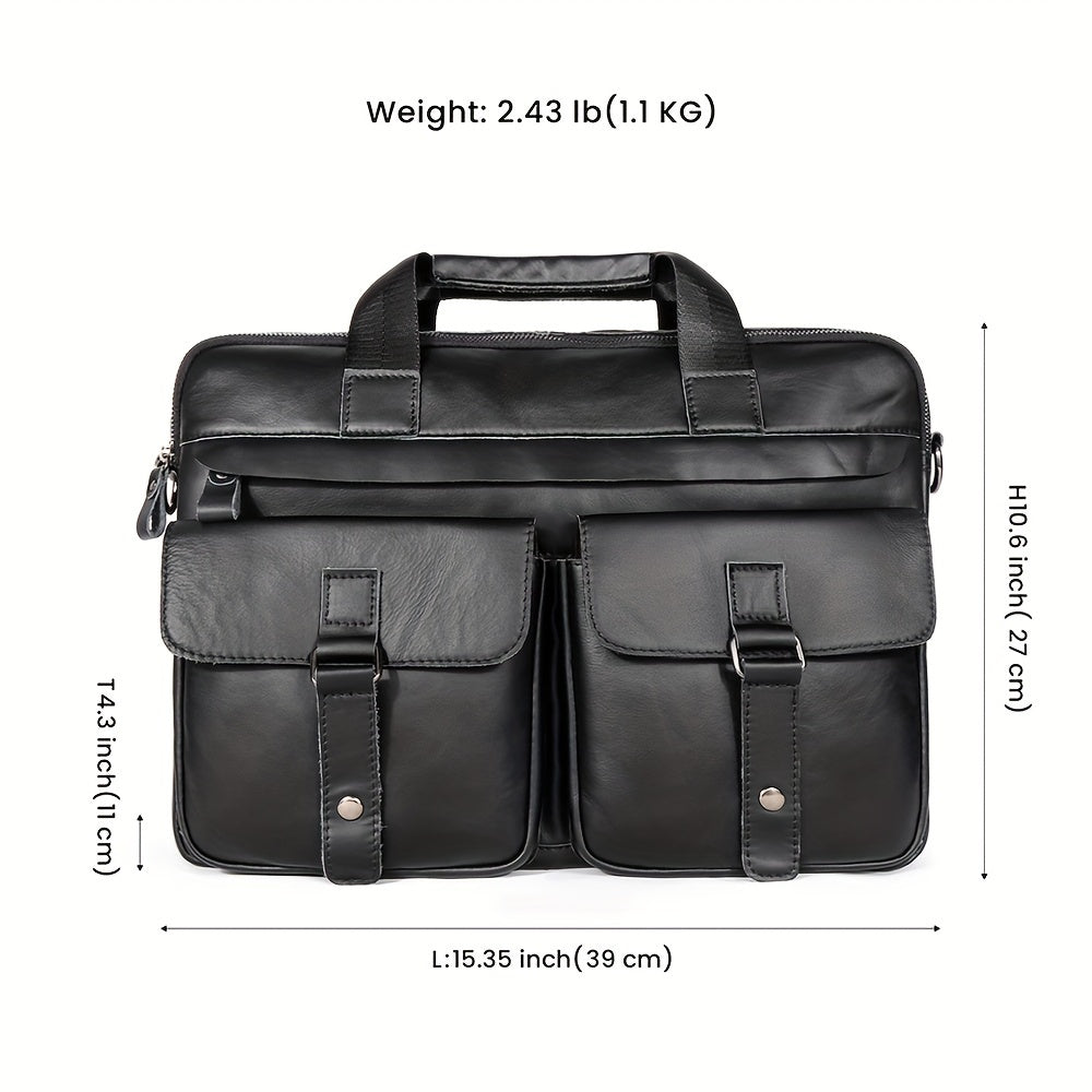 Leo | Large Capacity Crossbody Messenger Laptop Bag