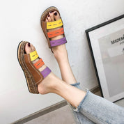 Sophia | Comfortable Supportive Tricolor Sandals for Women