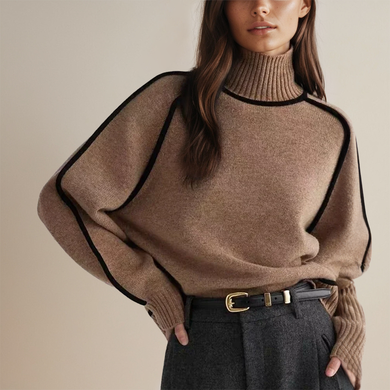 Meikena | Women's warm turtleneck sweater | winter-1