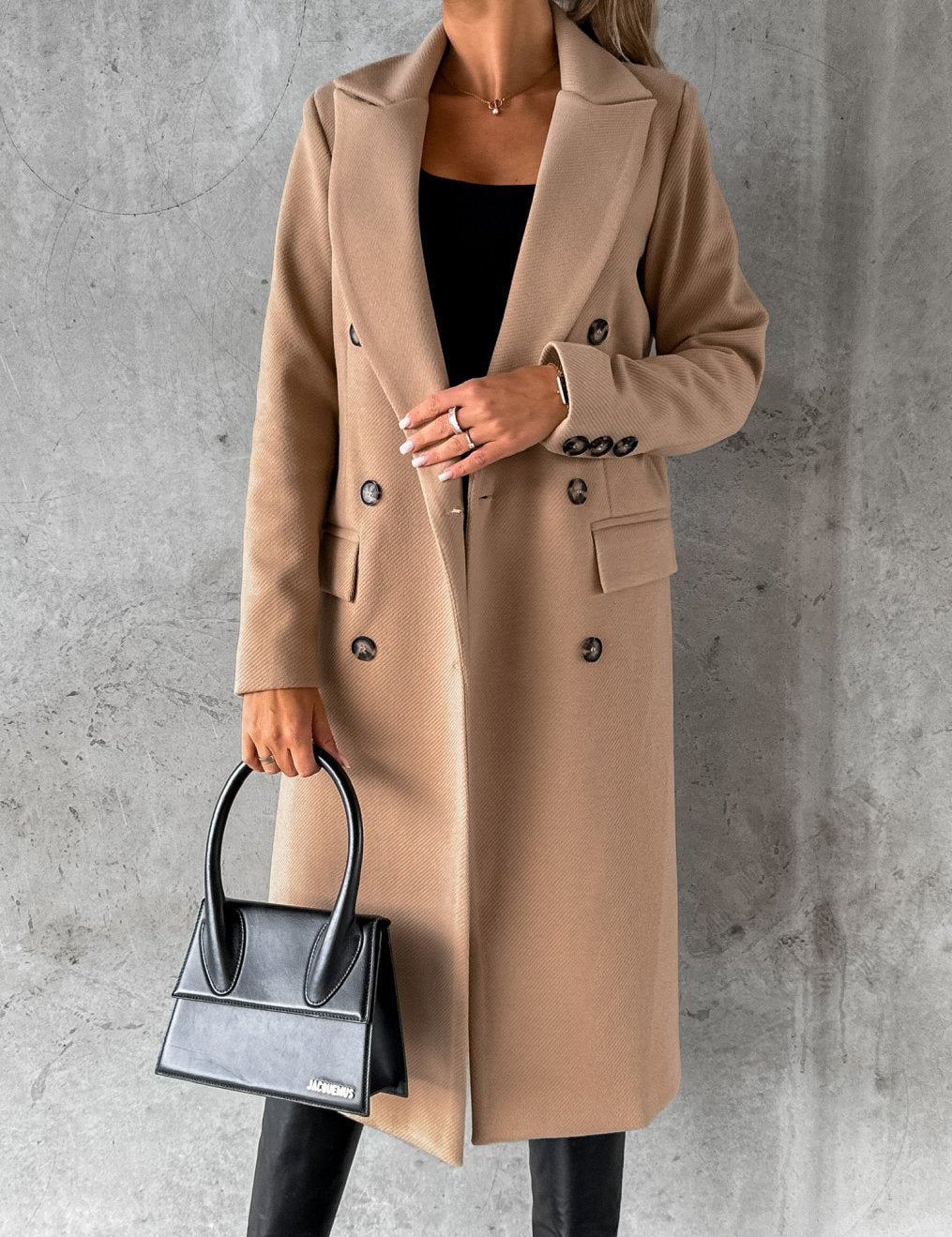 KATE | Woolen Coat Long Fit Women