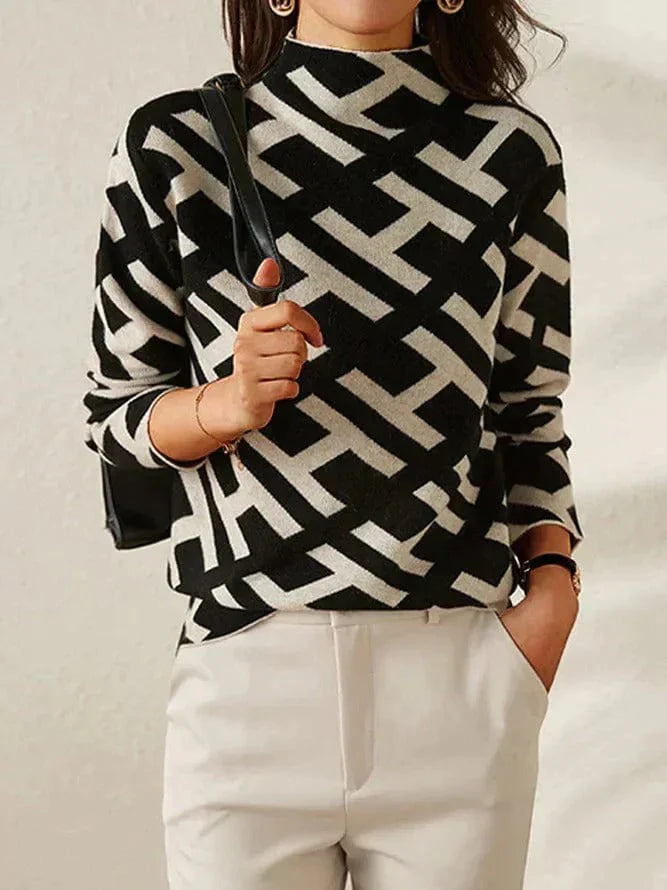 black and white