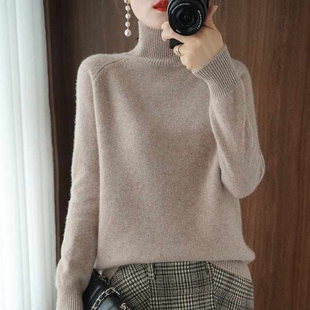 Women's turtleneck - warm & stylish for winter-4