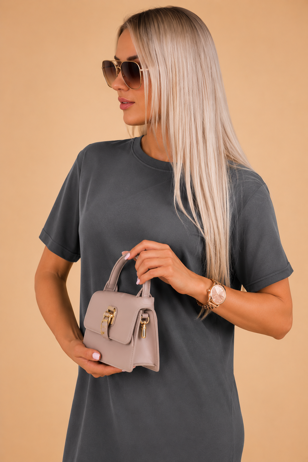 ESTELA | Elegant Bat Sleeve Dress