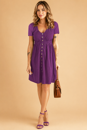 AVINA | Button-down Dress Summer