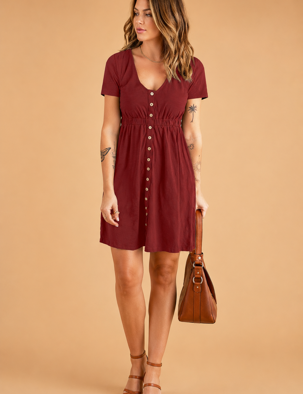 AVINA | Button-down Dress Summer