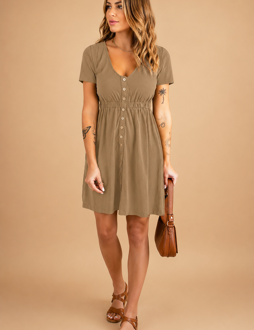 AVINA | Button-down Dress Summer