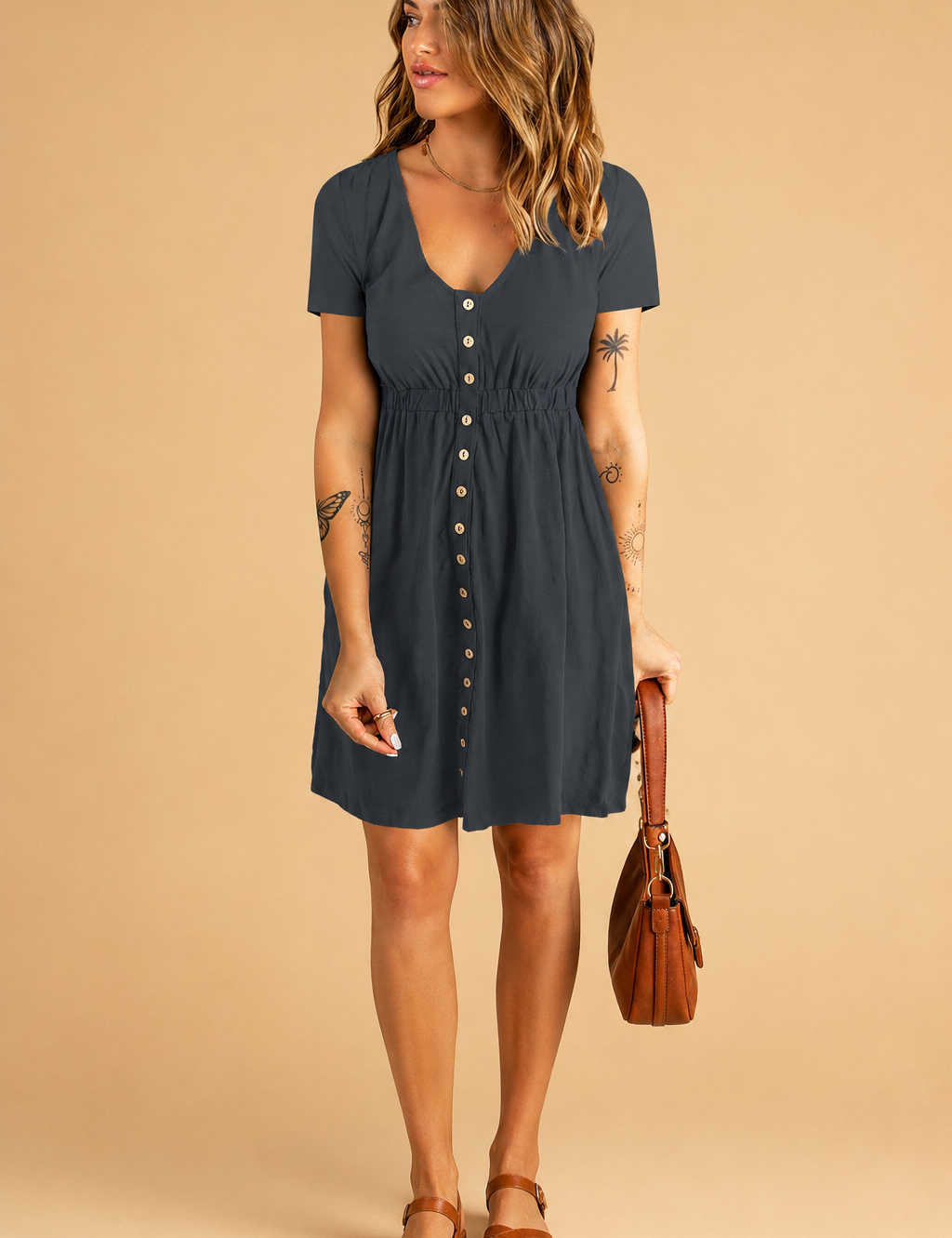 AVINA | Button-down Dress Summer