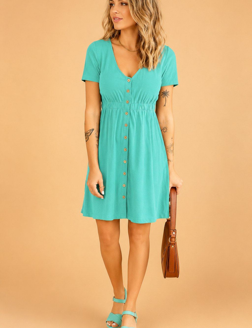 AVINA | Button-down Dress Summer