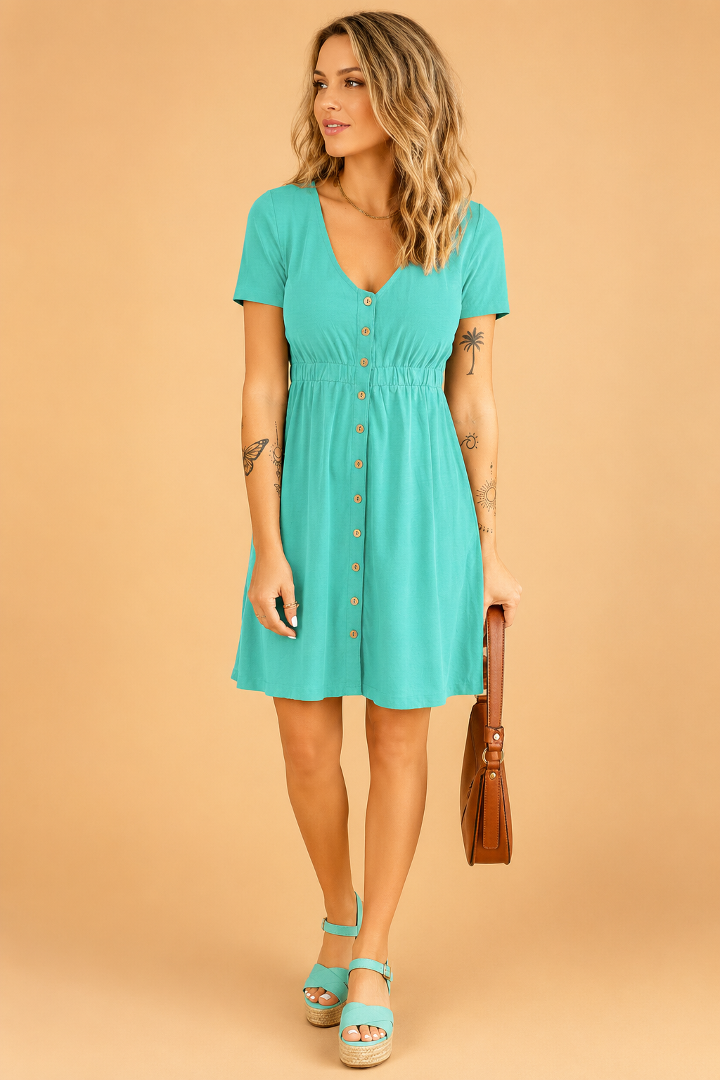 AVINA | Button-down Dress Summer