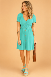 AVINA | Button-down Dress Summer