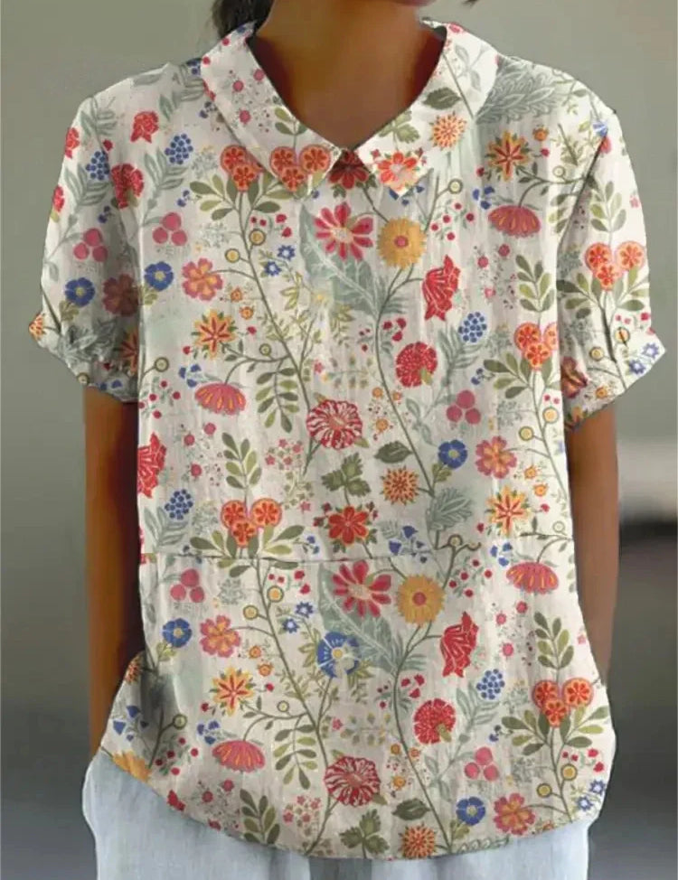 FLORA | Floral Shirt with flowers