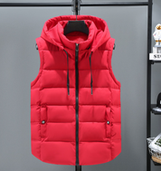 Glenn | Ultra-Warm Hooded Puffer Vest