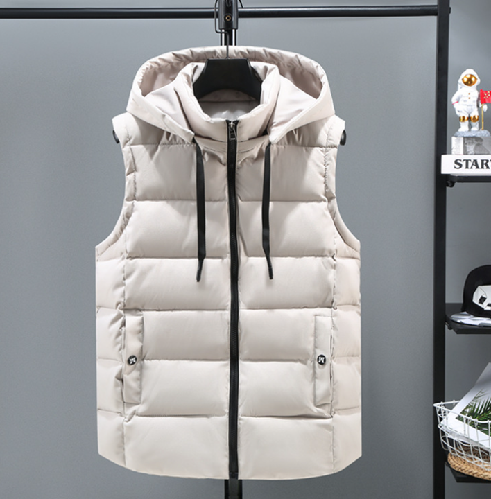 Glenn | Ultra-Warm Hooded Puffer Vest