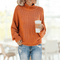 Chic knitting sweater for women-3