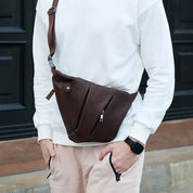 Jaxon | Urban Geometric Leather Crossbody Bag