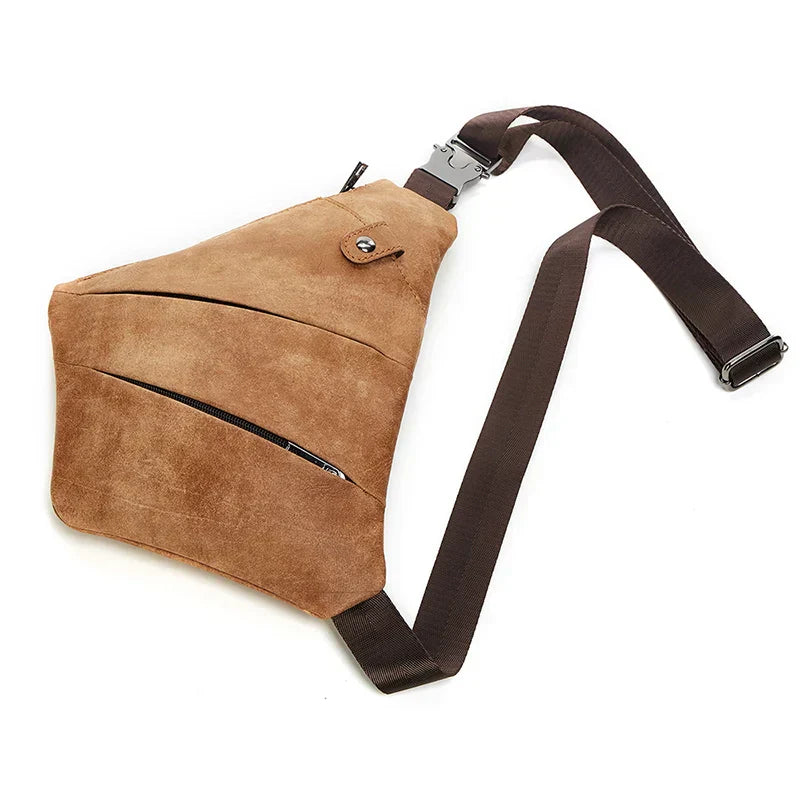 Jaxon | Urban Geometric Leather Crossbody Bag