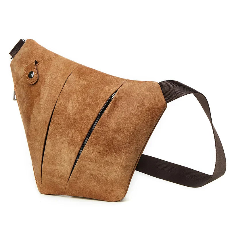 Jaxon | Urban Geometric Leather Crossbody Bag