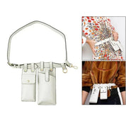 Isla | PU Leather Color Block Waist Bag