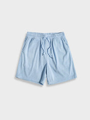 Chic Summer Corduroy Button-Up Set for Men