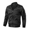 Men's casual bomber jacket | zipper-5