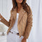 Women stylish zipper jacket | Long -sleeved-3