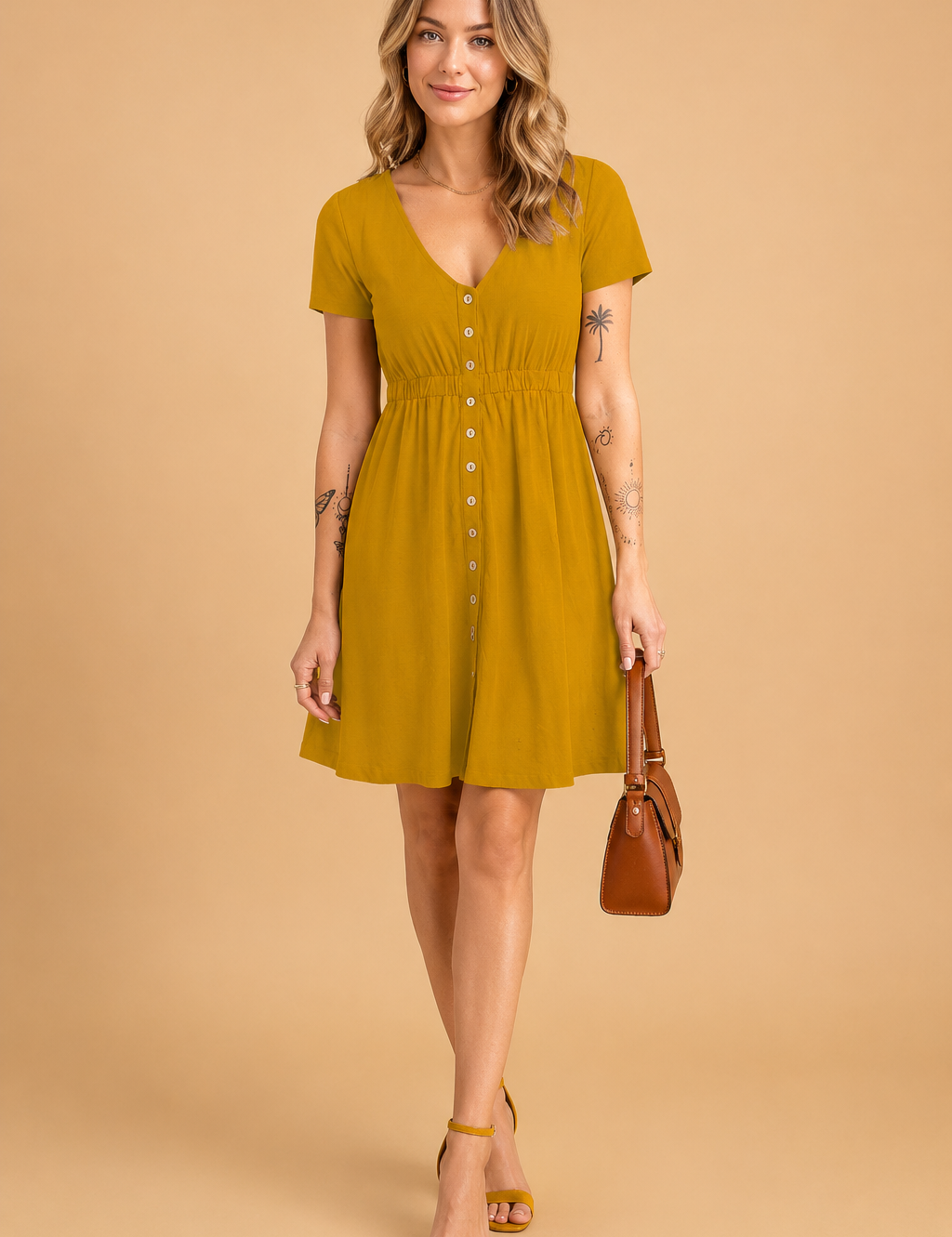 AVINA | Button-down Dress Summer