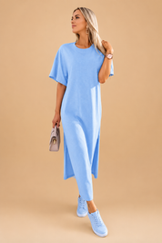 ESTELA | Elegant Bat Sleeve Dress