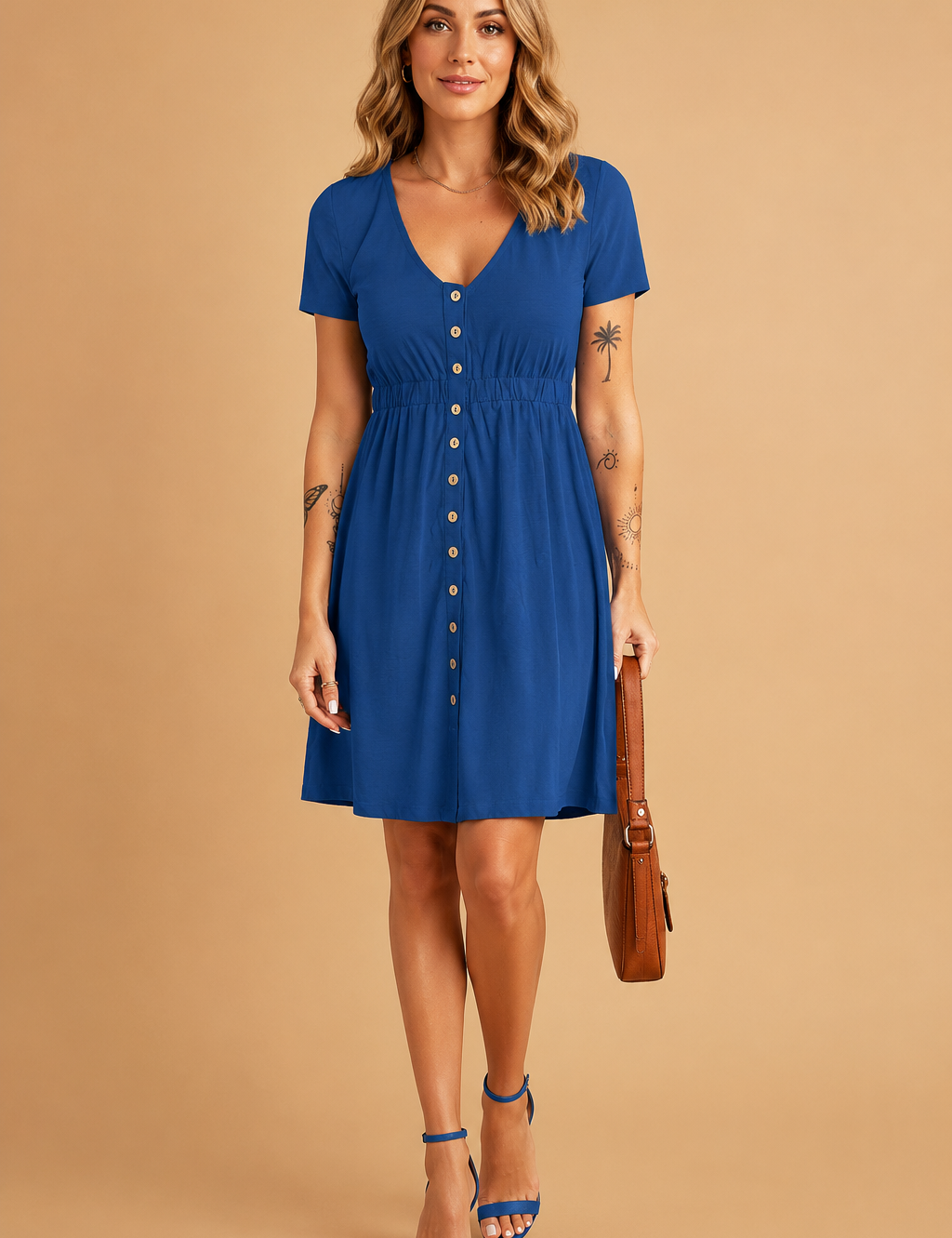 AVINA | Button-down Dress Summer