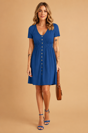AVINA | Button-down Dress Summer