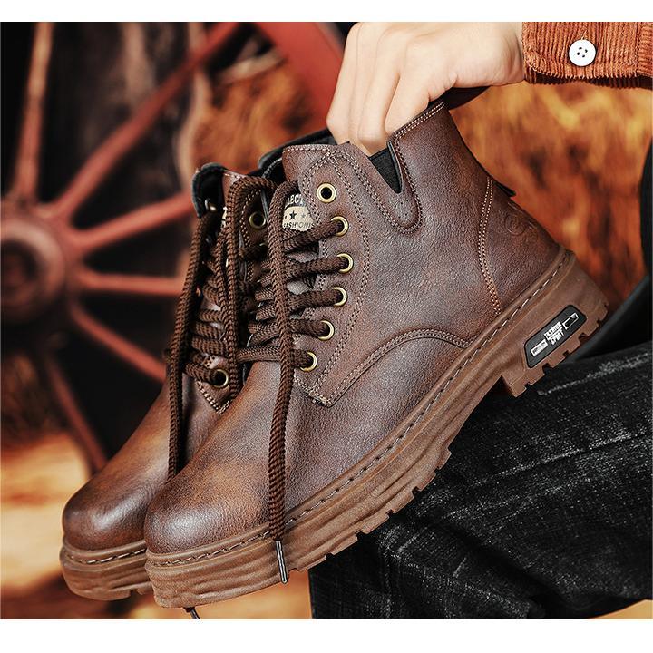 Men's Warm Waterproof Winter Boots-3
