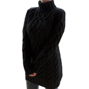 Stay warm and cozy with this stylish knitting dress-4