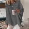 Knitting sweater with a loose fit-3