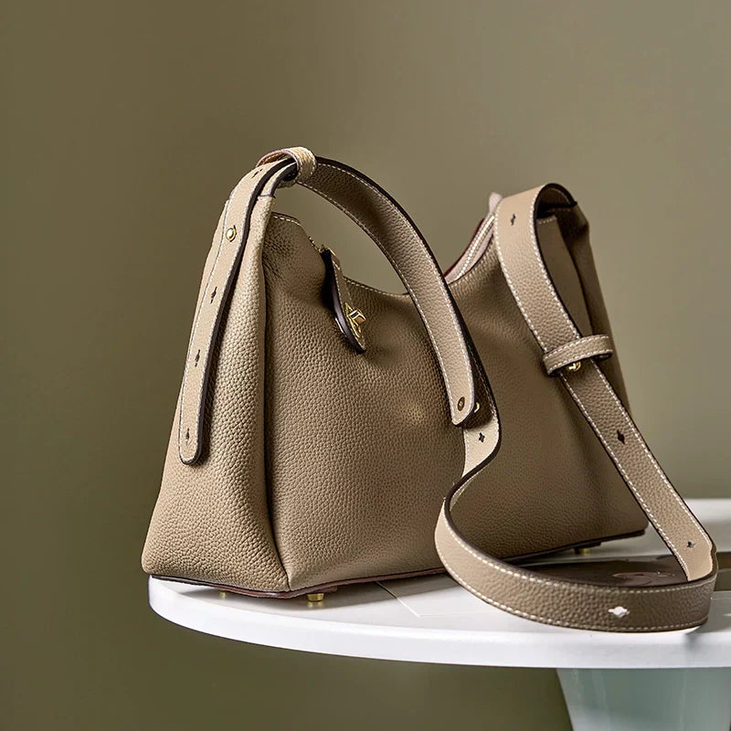 Lila | Versatile Textured Leather Crossbody Bag