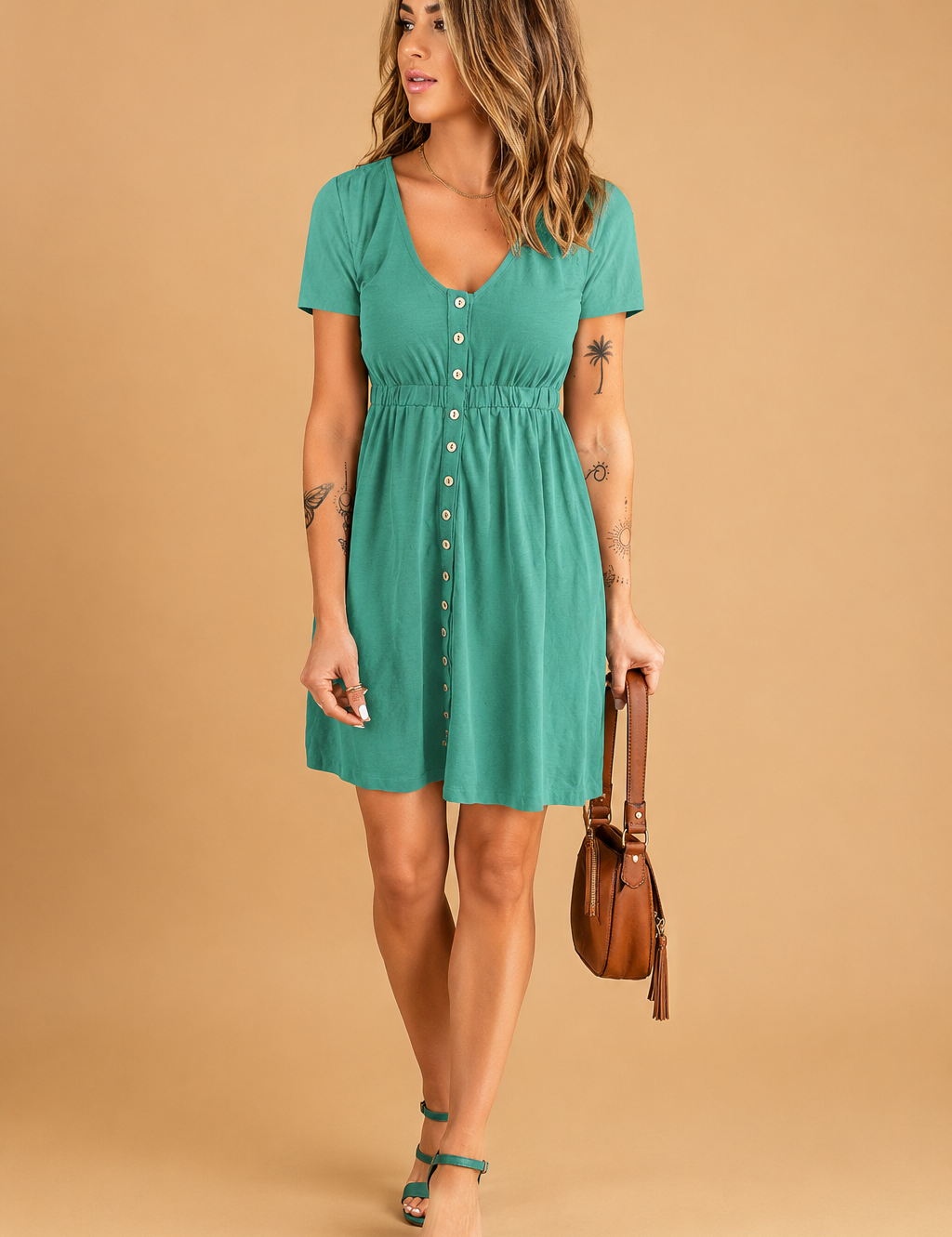 AVINA | Button-down Dress Summer